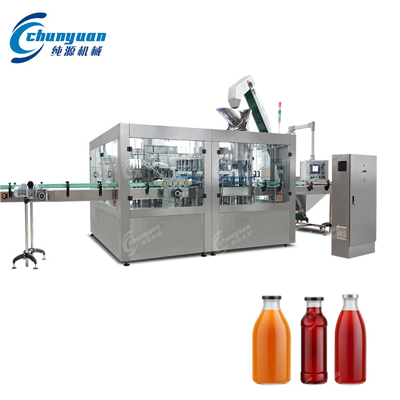 RCGF32-24-8玻璃瓶果汁灌裝機