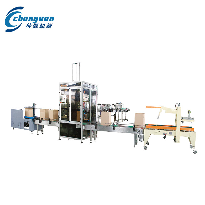 全自動開箱、裝箱、封箱機組